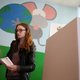 A woman casts her ballot during 2018 elections.